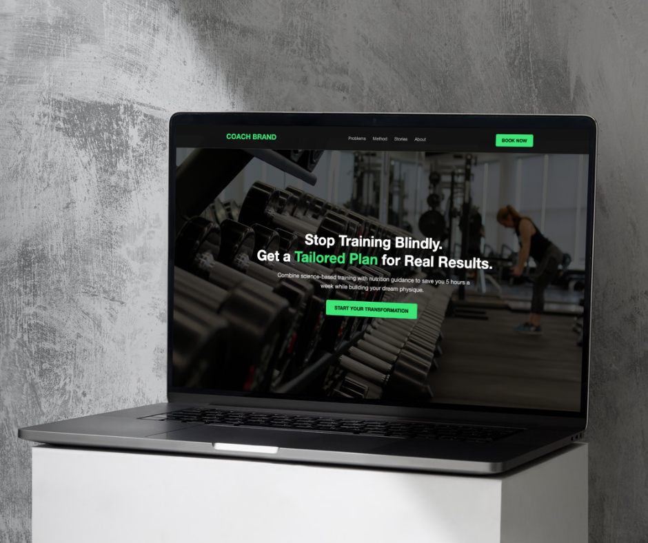 Coaching Funnel landing page