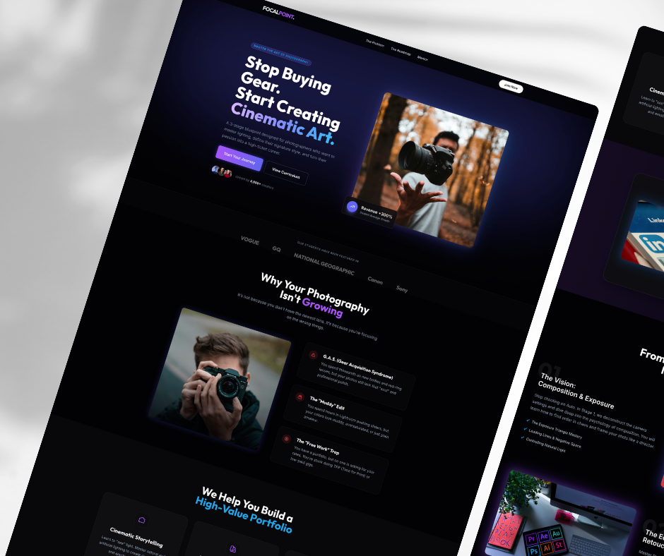 Coaching Funnel landing page