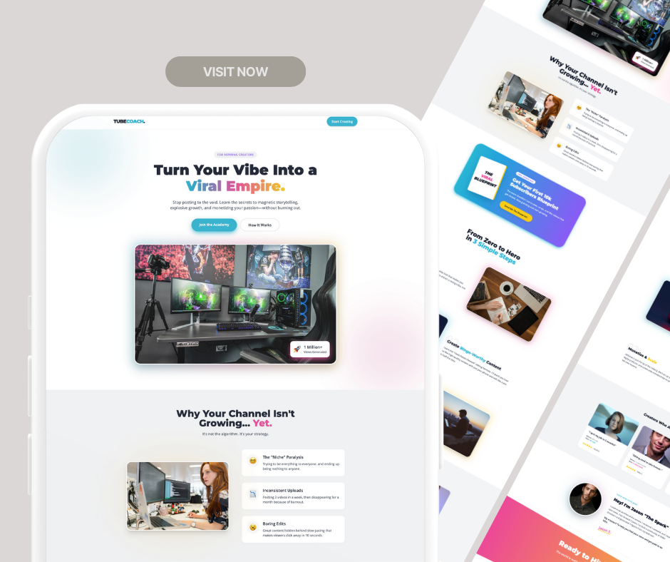 Coaching Funnel landing page